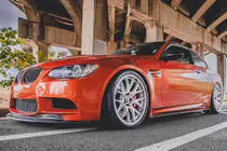 BMW 3 серия E92/E93 2006–2013 гг. Передний бампер Лип Hamman-Style V1 для M3, Карбон фото 4