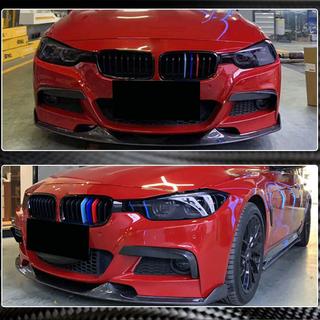 Передний бамперный лип Mad-Style для F30 M-Sport, Карбон фото 3