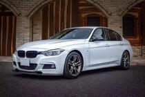 BMW 3 серия F30/F31 2012-2019 гг. Передний Лип V-Style для F30 M-Sport, Карбон фото 6