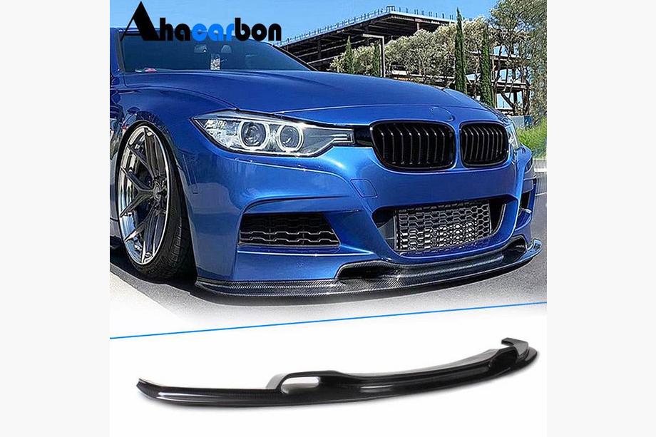 BMW 3 серия F30/F31 2012-2019 гг. Накладка на передний бампер FRP V3 (M-Performance) Фото 2