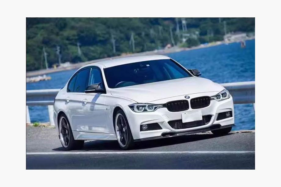 BMW 3 серия F30/F31 2012-2019 гг. Накладка на передний бампер FRP V3 (M-Performance) Фото 7