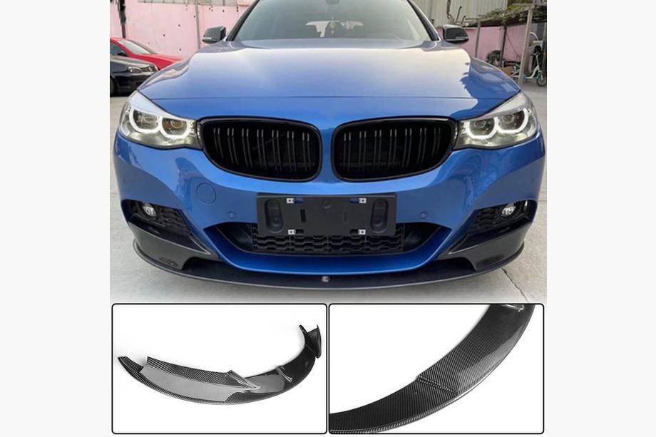BMW 3 серия F34 2013–2020 гг. Передний бампер Лип MP-Style для M-Sport, Карбон Image