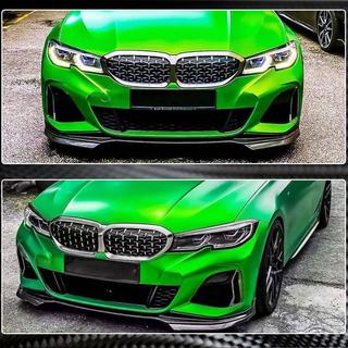 Передний лип-спойлер V3 для M-Sport 2018-2022, Карбон BMW 3 серия G20/G21 2018- гг. фото 3