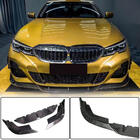 BMW 3 серия G20/G21 2018- гг. Накладка на передний бампер Lip PD-Style (для M-Sport 2018-2022, Карбон) фото 1