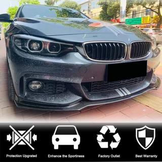 Накладка на передний бампер Lip V1 (для M-Sport, Карбон) BMW 4 серия F32/F33/F36 2012-2020 гг. фото 2