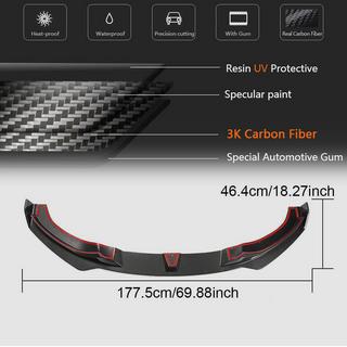 Передняя губа V2 для M-Sport, Карбон BMW 4 серия F32/F33/F36 2012-2020 гг. фото 4