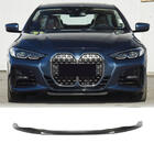 BMW 4 серия G22/23/26 2020- гг. Передняя губа бампера Lip V2 для G22/G23 M-Sport Карбон фото 1
