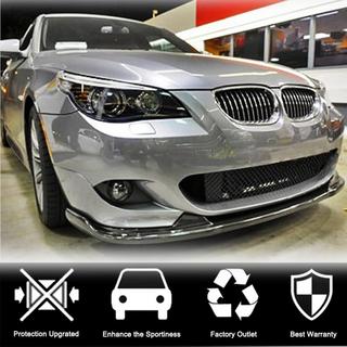 Накладка на передний бампер (для M-Sport, Карбон) BMW 5 серия E60/E61 2003-2010 гг. фото 2