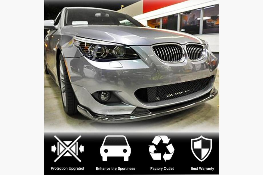 BMW 5 серия E60/E61 2003-2010 гг. Накладка на передний бампер (для M-Sport, Карбон) Фото 2