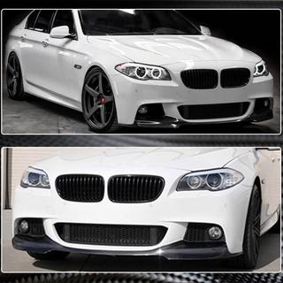 Передний Лип-спойлер V1 (для F10 M-Sport, Карбон) BMW 5 серия F10/F11 2010–2016 гг. фото 4