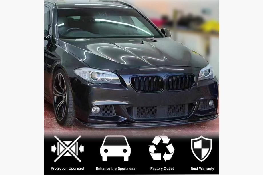 BMW 5 серия F10/F11 2010–2016 гг. Передний Лип V2 для F10 M-Sport, Карбон Фото 2