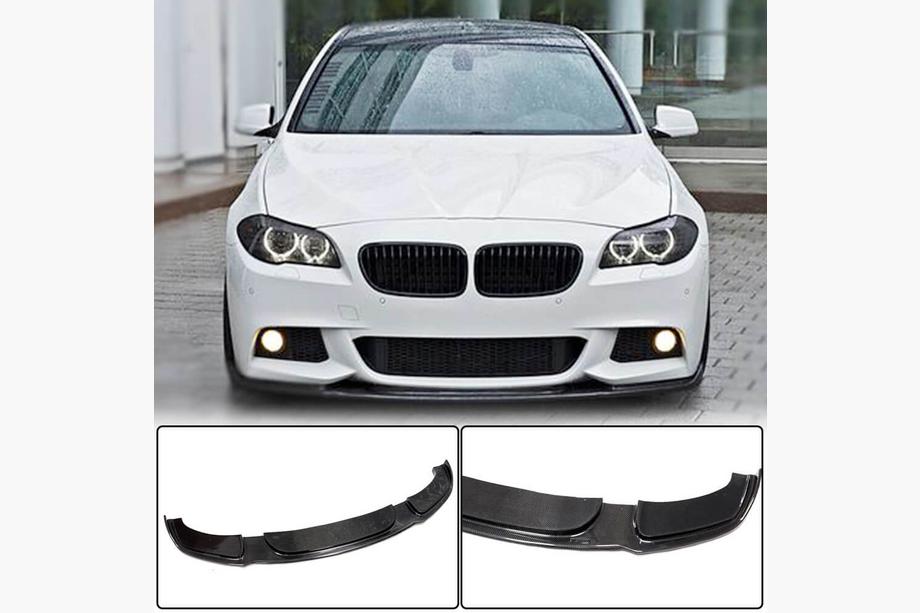 BMW 5 серия F10/F11 2010–2016 гг. Передняя губа бампера FRP V5 (M-Sport) Фото 1