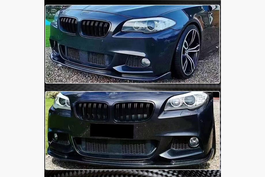 BMW 5 серия F10/F11 2010–2016 гг. Передняя губа бампера FRP V5 (M-Sport) Фото 3