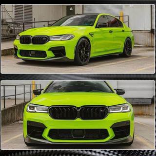 Передний лип-спойлер V1 для M5 F90 2020-2024 Карбон BMW 5 серия G30/G31 2017–2023 гг. фото 4