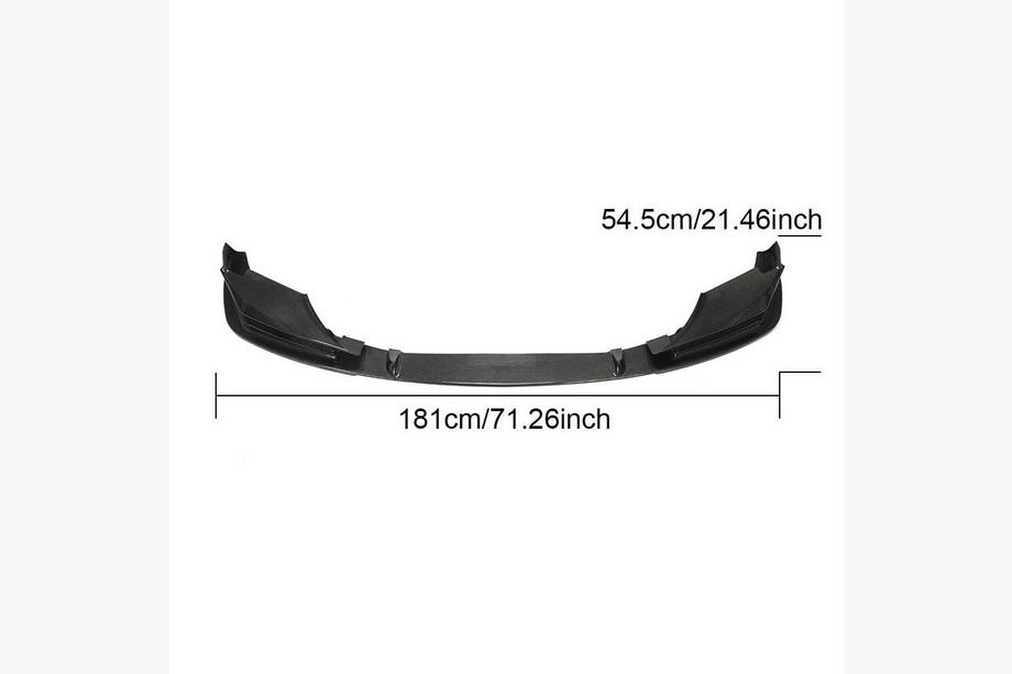 BMW 5 серия G30/G31 2017–2023 гг. Передняя губа бампера Carbon V3 (для M5 2020+) Фото 6