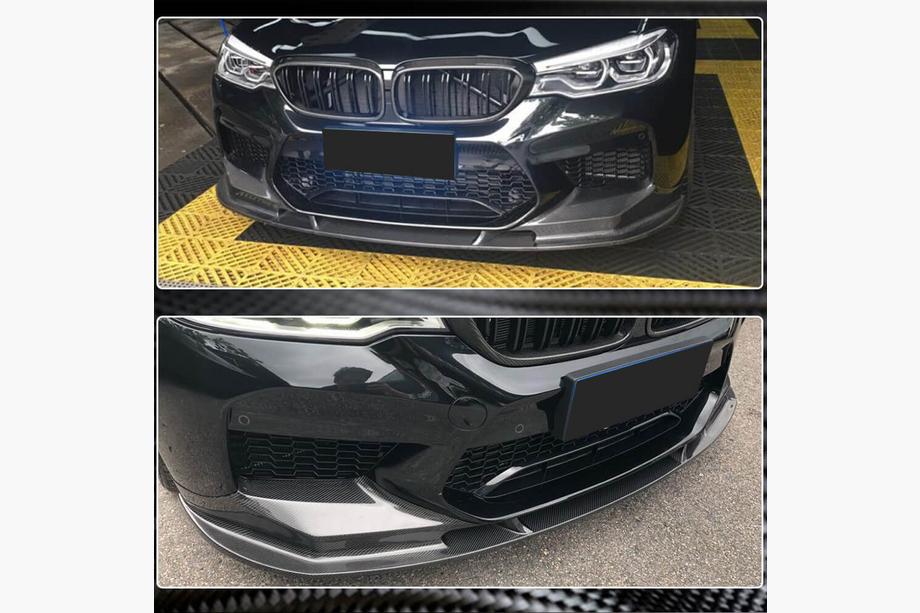 BMW 5 серия G30/G31 2017–2023 гг. Передний бампер Лип V2 для M5 F90 2017-2020 Карбон Фото 4