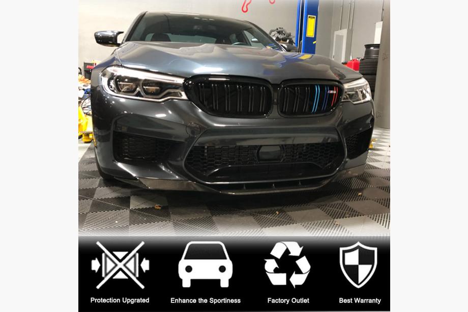 BMW 5 серия G30/G31 2017–2023 гг. Передний Бампер Лип V4 для M5 F90 2017-2020 Карбон Фото 3