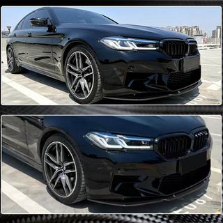 Накладка на передний бампер Lip V4 для M5 F90 2020-2024, Карбон BMW 5 серия G30/G31 2017–2023 гг. фото 3