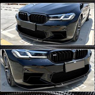 Накладка на передний бампер Lip V4 для M5 F90 2020-2024, Карбон BMW 5 серия G30/G31 2017–2023 гг. фото 4