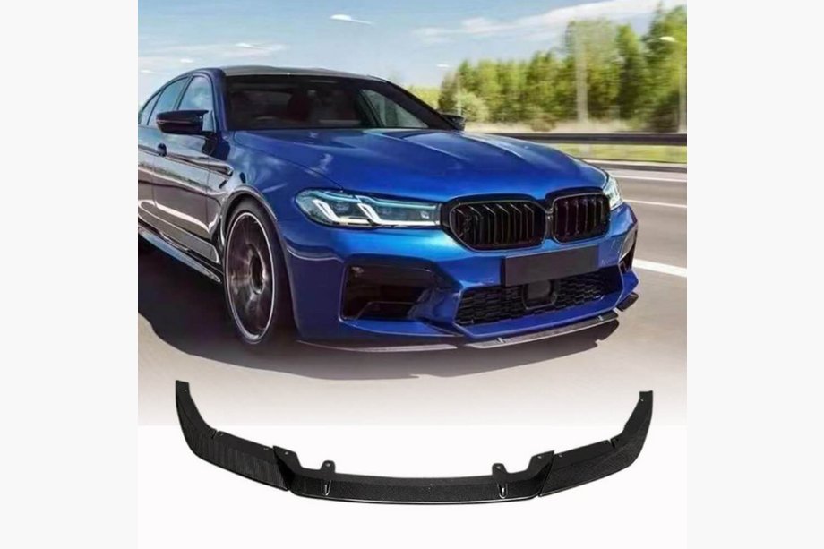 BMW 5 серия G30/G31 2017–2023 гг. Накладка на передний бампер Lip V4 для M5 F90 2020-2024, Карбон Image