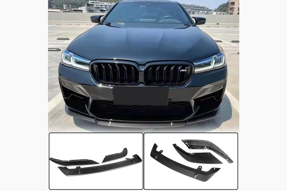BMW 5 серия G30/G31 2017–2023 гг. Передний лип-спойлер V6 для M5 F90 2020-2024 Карбон Фото 1