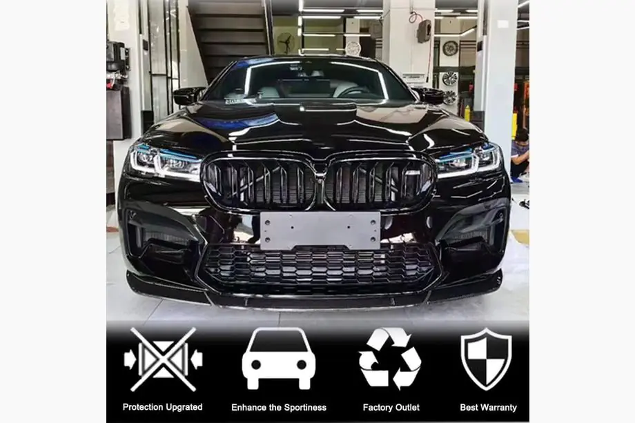 BMW 5 серия G30/G31 2017–2023 гг. Передний лип-спойлер V6 для M5 F90 2020-2024 Карбон Фото 2