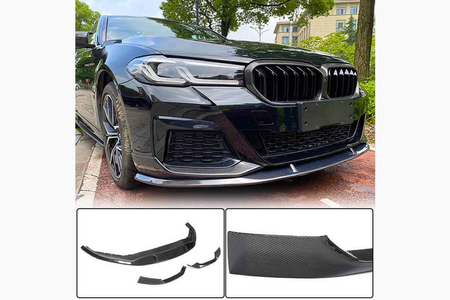 BMW 5 серия G30/G31 2017–2023 гг. Передний спойлер Lip V1 для M-Sport 2021-2024, Карбон Image