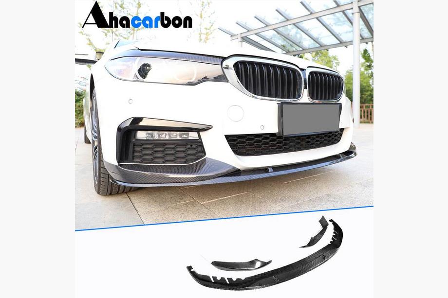 BMW 5 серия G30/G31 2017–2023 гг. Передний бампер Лип V6 для M-Sport 2017-2020 Карбон Image