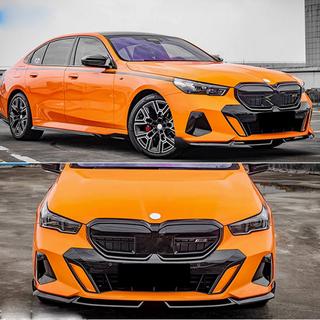 Передний бампер Лип (для M-Sport, Карбон) BMW 5/i5 серия G60/G60E/G61 2023- гг. фото 2