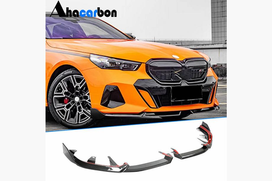 BMW 5/i5 серия G60/G60E/G61 2023- гг. Передний бампер Лип (для M-Sport, Карбон) Image