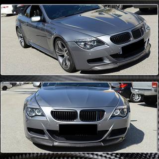 Накладка на передний бампер Lip (для M6, Карбон) BMW 6 серия E63/E64 2003-2010 гг. фото 3
