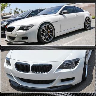 Накладка на передний бампер Lip (для M6, Карбон) BMW 6 серия E63/E64 2003-2010 гг. фото 4
