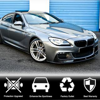 Накладка на передний бампер Lip V1 (для M-Sport, Карбон) BMW 6 серия F12/F13/F06 2011-2018 гг. фото 2