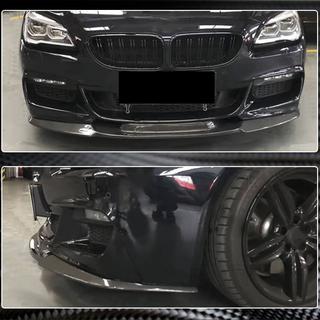Передняя губа V2 для M-Sport, Карбон BMW 6 серия F12/F13/F06 2011-2018 гг. фото 4
