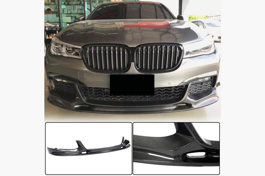 BMW 7 серия G11/G12 2015-2022 гг. Передний Бампер Лип V1 для M-Sport 2016-2019 Карбон Фото 1