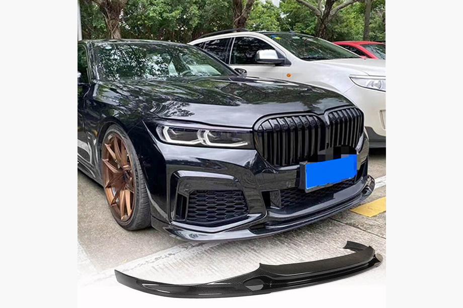BMW 7 серия G11/G12 2015-2022 гг. Передний Лип V2 для M-Sport 2019-2022, Карбон Фото 1