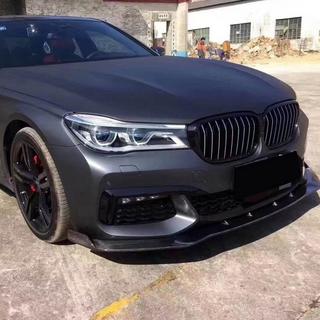 Передний лип-спойлер V2 для M-Sport 2016-2019, Карбон BMW 7 серия G11/G12 2015-2022 гг. фото 2