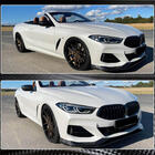 BMW 8 серия G14/G15/G16 2018- гг. Накладка на передний бампер Lip V1 (для M-Sport, Карбон) фото 5
