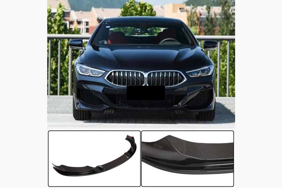 BMW 8 серия G14/G15/G16 2018- гг. Передняя губа V2 для M-Sport, Карбон Фото 1