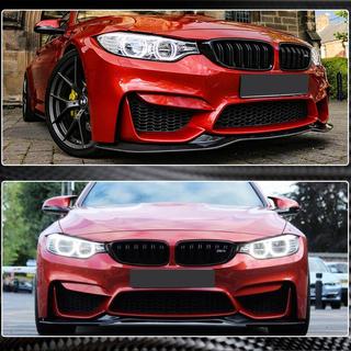 Передний лип-спойлер V9 для F80 Карбон BMW 3 серия F30/F31 2012-2019 гг. фото 3