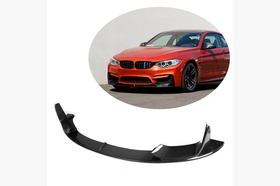 BMW 4 серия F32/F33/F36 2012-2020 гг. Передний лип-спойлер V2 для F82/F83, Карбон Image