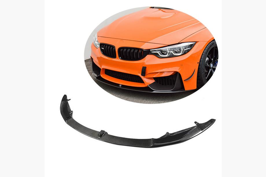 BMW 4 серия F32/F33/F36 2012-2020 гг. Передний бампер Лип V6 для F82/F83, Карбон Image