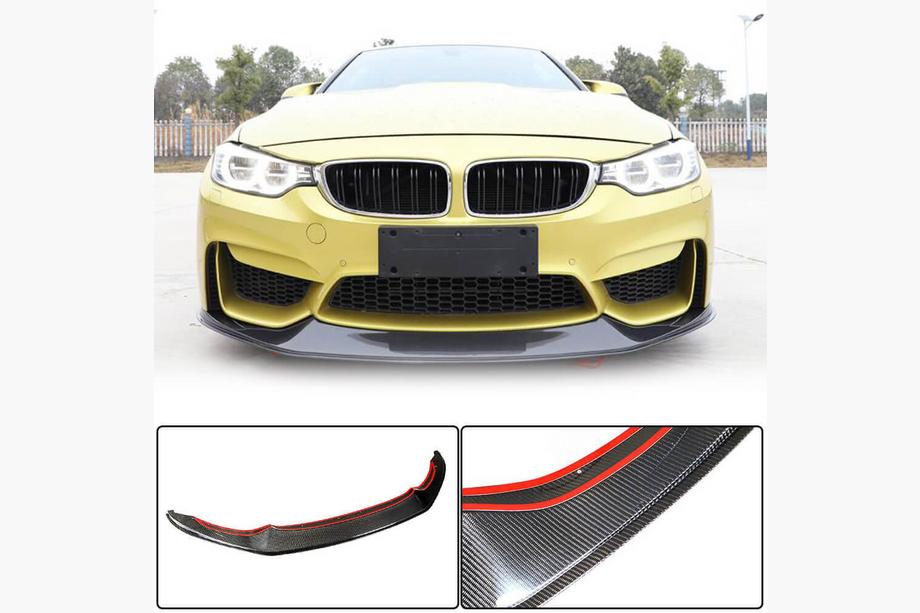 BMW 4 серия F32/F33/F36 2012-2020 гг. Передний бампер Лип V7 (для F82/F83, Карбон) Image