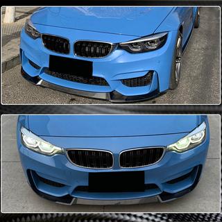 Передний бампер Лип V8 для F82/F83, Карбон BMW 4 серия F32/F33/F36 2012-2020 гг. фото 3
