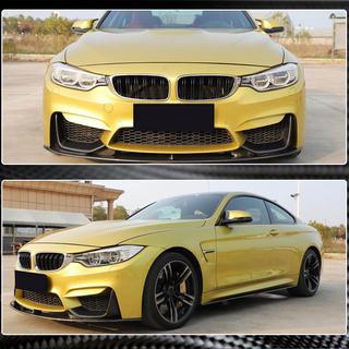 Передний Бампер Лип V13 (для F80, Карбон) BMW 3 серия F30/F31 2012-2019 гг. фото 3