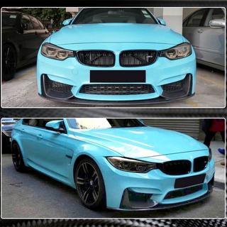 Передний Бампер Лип V13 (для F80, Карбон) BMW 3 серия F30/F31 2012-2019 гг. фото 4