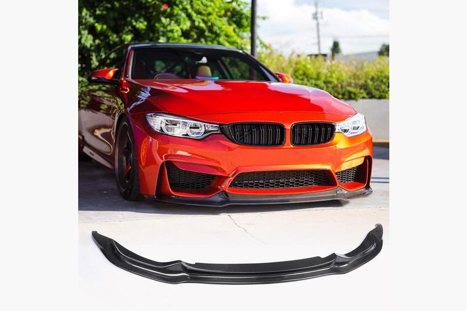 BMW 4 серия F32/F33/F36 2012-2020 гг. Передний лип-спойлер V11 для F82/F83, Карбон Image