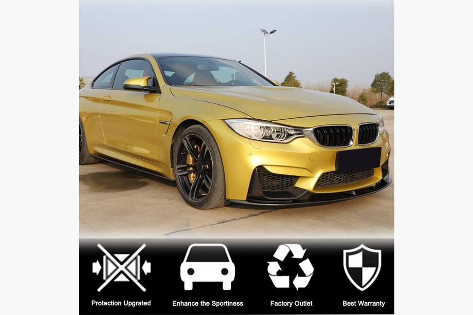 BMW 4 серия F32/F33/F36 2012-2020 гг. Передняя накладка на бампер Carbon V12 (для F82/F83) Фото 2