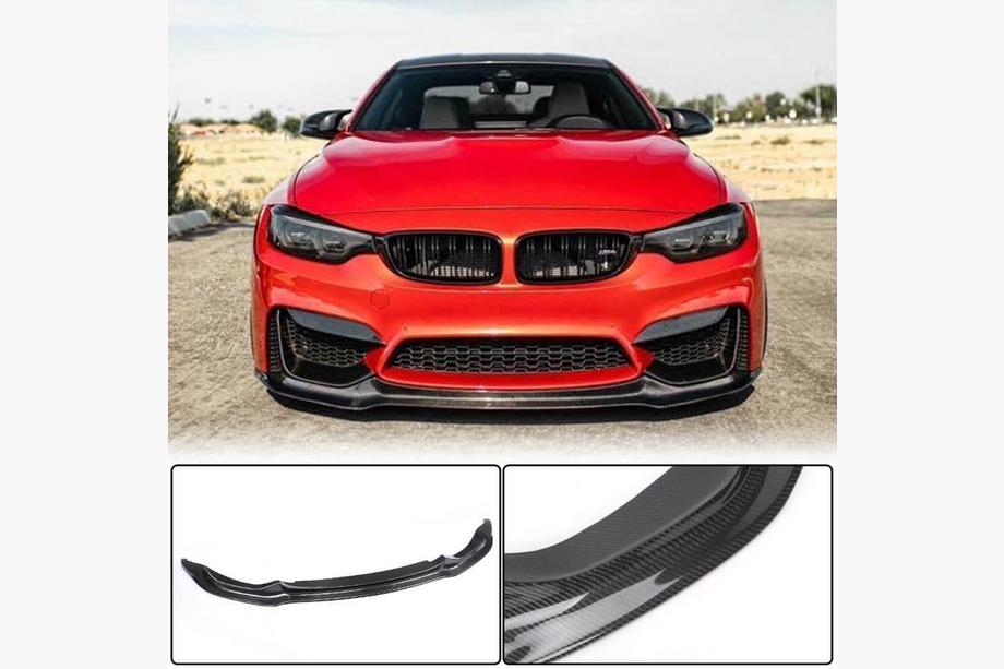 BMW 4 серия F32/F33/F36 2012-2020 гг. Передняя губа бампера FRP V17 (для F82/F83) Фото 2