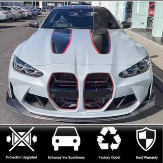 Передний бампер Лип V2 для G82/G83, карбон BMW 4 серия G22/23/26 2020- гг. фото 2